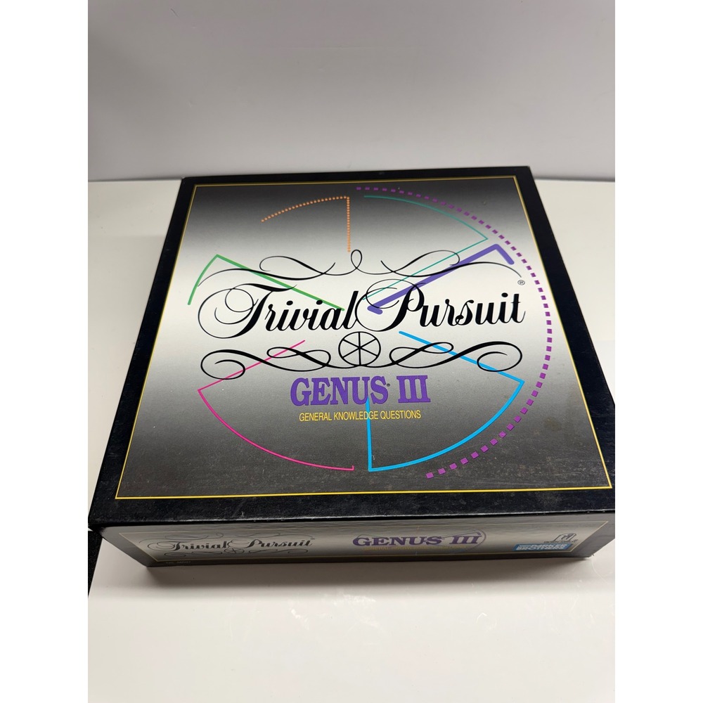 Trivial Pursuit Genus III Master Game 1994 Parker Brothers Vintage Board Game